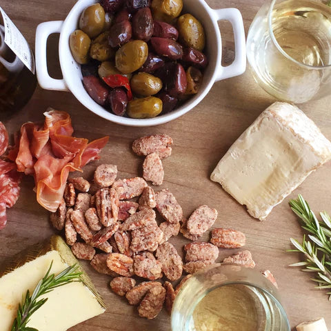 Candied Pecan Cheese Plate Perfection