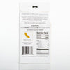 Back view of box of Black Bow Sweets candied California almonds with nutrition information