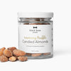 A jar of Black Bow Sweets rosemary truffle candied almonds