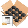 A case of 12 jars of Black Bow Sweets sea salt & black pepper toasted cashews