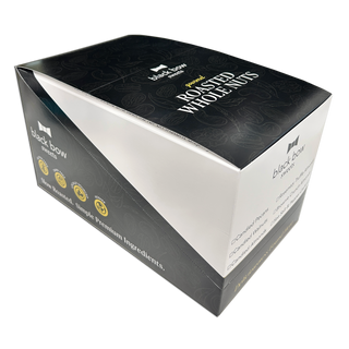 12 pack case for Black Bow Sweets roasted whole nuts