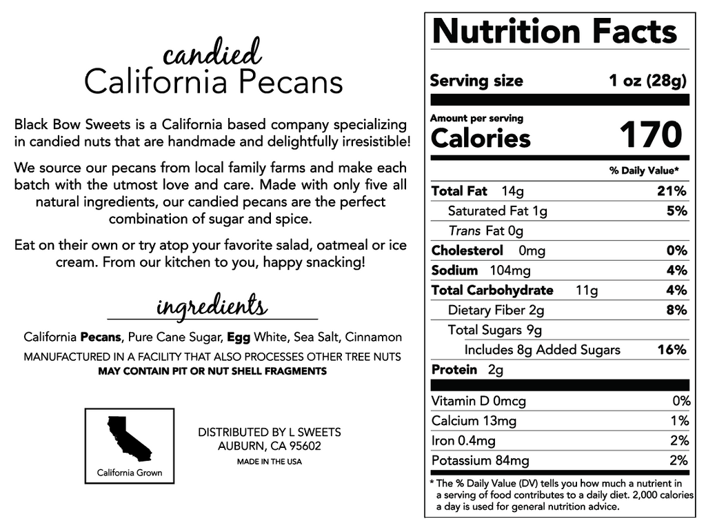Candied Pecan Mini Gift Bag (Case of 12)