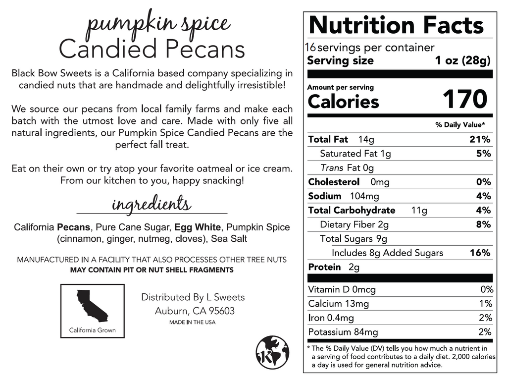 Pumpkin Spice Candied Pecan Gift Box