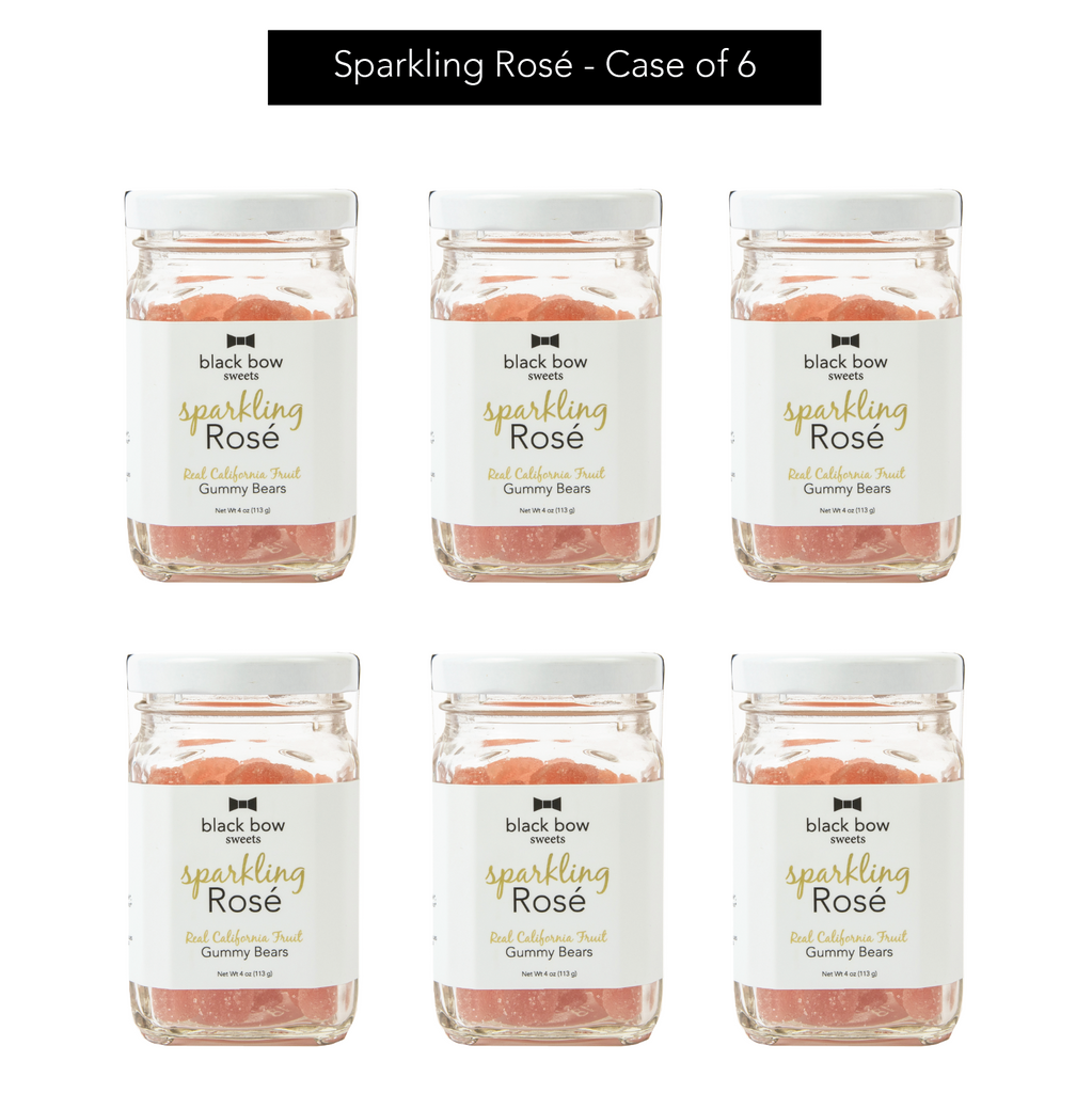 Sparkling Rosé Gummy Bear Jar (Case of 6)